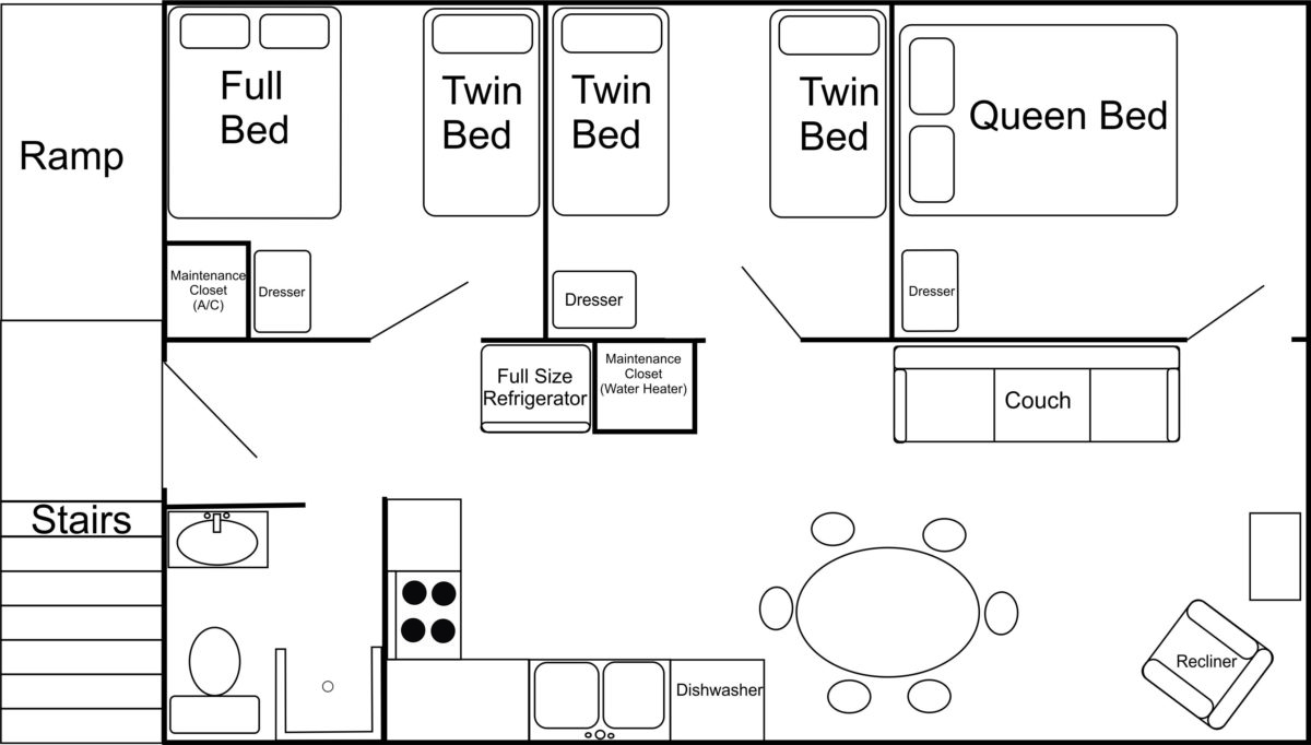 cabin 1 layout
