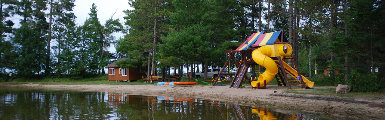 playground at Birch Forest Lodge
