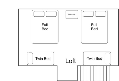 voyageur cabin loft layout